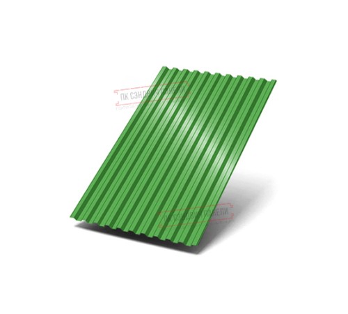 Профилированный лист C21х1000 Norman RAL6018-0.5