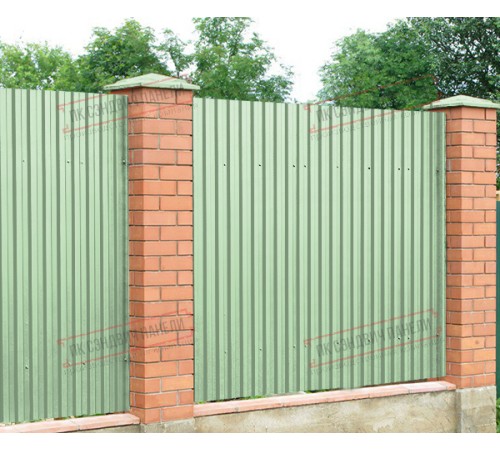 Профилированный лист C21х1000 Norman RAL6019-0.5