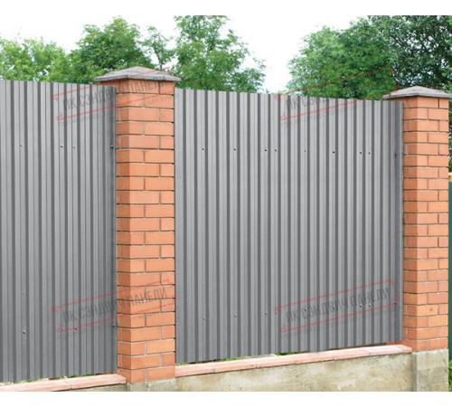 Профилированный лист C21х1000 Norman RAL7004-0.5