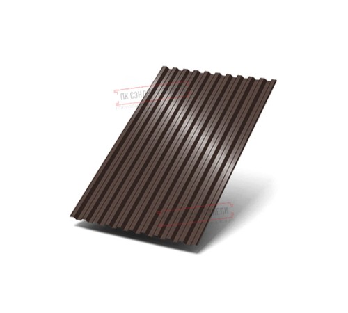 Профилированный лист C21х1000 Norman RAL8017-0.5