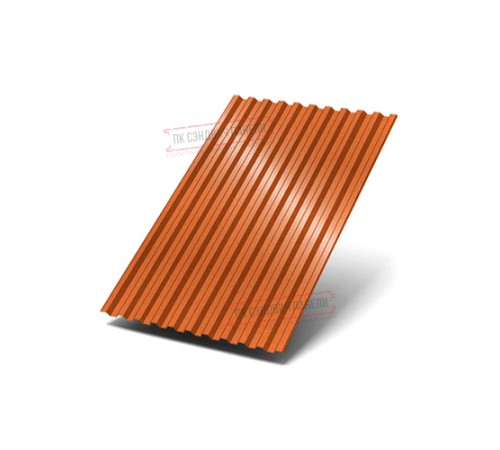 Профилированный лист C21х1000 AGNETA-CopperCopper-0.5