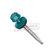 Саморезы 4,8х50 RAL 5021 (150 шт)