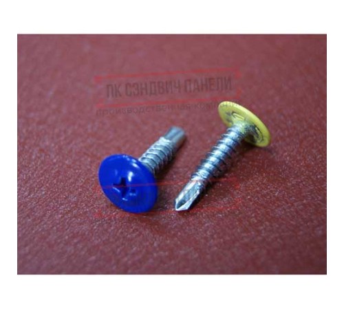 Саморезы ПШС 4,2х16 RAL 7004 (1000 шт)