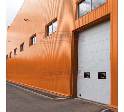 Сэндвич панели акустические стеновые с минеральной ватой, ширина 1000 мм, толщина 60 мм, 0.5/0.5, RAL2004