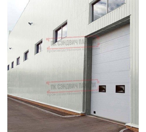 Сэндвич панели акустические стеновые с минеральной ватой, ширина 1200 мм, толщина 60 мм, 0.5/0.5, RAL9002