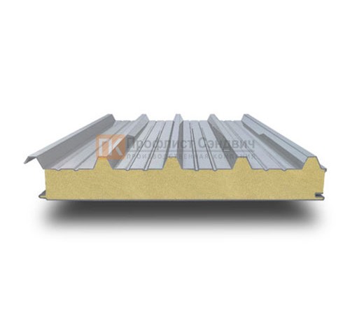 Алюминиевые сэндвич-панели кровельные с пенополиизоциануратом, ширина 1000 мм, толщина 200 мм, 0.5/0.5
