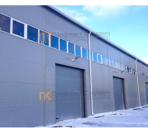 Алюминиевые сэндвич-панели стеновые с пенополистиролом, ширина 1200 мм, толщина 120 мм, 0.5/0.5