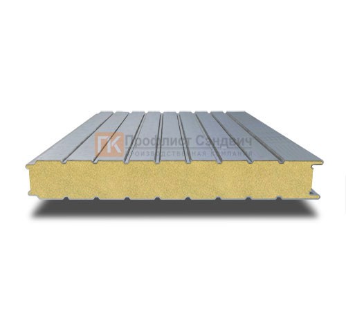 Стеновые алюминиевые сэндвич панели с пенополиуретаном, ширина 1200 мм, толщина 180 мм, 0.5/0.5