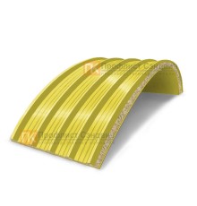 Сэндвич-панели арочные с минеральной ватой, ширина 1000 мм, толщина 30 мм, 0.5/0.5, RAL1018