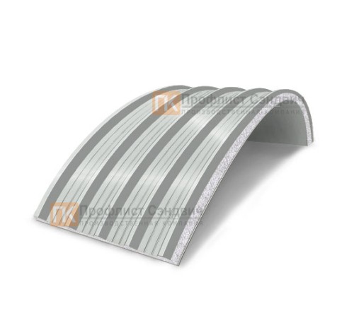 Сэндвич-панели арочные с пенополистиролом, ширина 1200 мм, толщина 80 мм, 0.5/0.5, RAL7047