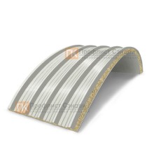 Сэндвич-панели арочные с минеральной ватой, ширина 1000 мм, толщина 150 мм, 0.5/0.5, RAL9002