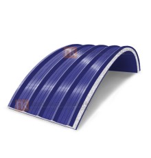 Сэндвич-панели арочные с пенополистиролом, ширина 1000 мм, толщина 250 мм, 0.5/0.5, RAL5002