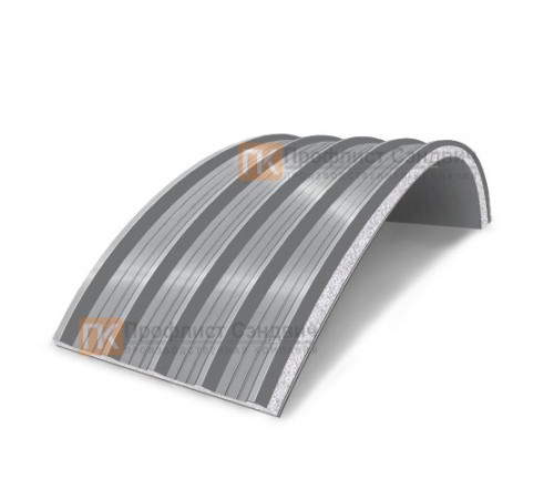 Сэндвич-панели арочные с пенополистиролом, ширина 1200 мм, толщина 50 мм, 0.5/0.5, RAL7004