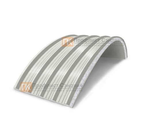 Сэндвич-панели арочные с пенополистиролом, ширина 1000 мм, толщина 20 мм, 0.5/0.5, RAL9002