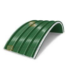 Сэндвич-панели арочные с пенополистиролом, ширина 1200 мм, толщина 40 мм, 0.5/0.5, RAL6002