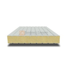 Сэндвич панели без замков с пенополиуретаном, ширина 1200 мм, толщина 30 мм, 0.5/0.5, RAL7047