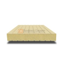 Сэндвич панели без замков с пенополиизоциануратом, ширина 1000 мм, толщина 50 мм, 0.5/0.5, RAL1014