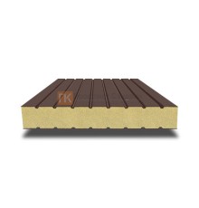 Сэндвич панели без замков с пенополиуретаном, ширина 1000 мм, толщина 30 мм, 0.5/0.5, RAL8017