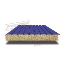 Сэндвич-панели двухслойные с минеральной ватой, ширина 1200 мм, толщина 10 мм, 0.5, RAL5002