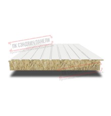 Сэндвич-панели двухслойные с минеральной ватой, ширина 1200 мм, толщина 30 мм, 0.5, RAL9003