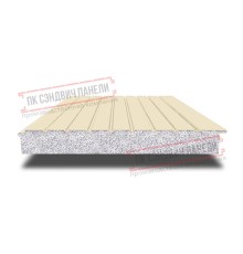 Сэндвич-панели двухслойные с пенополистиролом, ширина 1200 мм, толщина 50 мм, 0.5, RAL1015