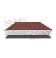 Сэндвич-панели двухслойные с пенополистиролом, ширина 1200 мм, толщина 10 мм, 0.5, RAL3009