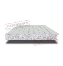 Сэндвич-панели двухслойные с пенополистиролом, ширина 1200 мм, толщина 10 мм, 0.5, RAL7035