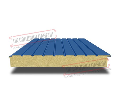 Сэндвич-панели двухслойные с пенополиуретаном, ширина 1200 мм, толщина 120 мм, 0.5, RAL5005