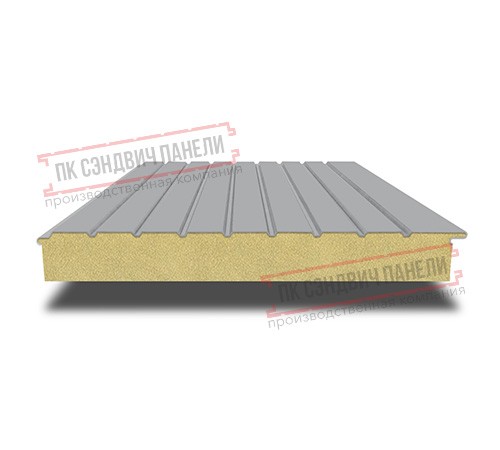 Сэндвич-панели двухслойные с пенополиуретаном, ширина 1200 мм, толщина 30 мм, 0.5, RAL7004