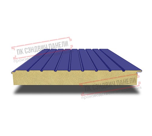 Сэндвич-панели двухслойные с пенополиуретаном, ширина 1000 мм, толщина 10 мм, 0.5, RAL5002