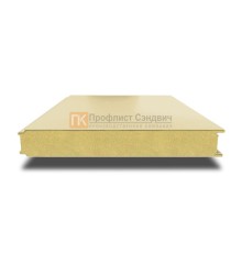 Сэндвич панели гладкие с пенополиизоциануратом, ширина 1200 мм, толщина 80 мм, 0.5/0.5, RAL1014