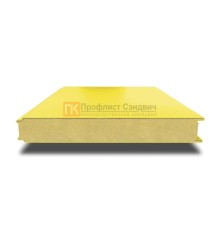 Сэндвич панели гладкие с пенополиизоциануратом, ширина 1000 мм, толщина 80 мм, 0.5/0.5, RAL1018