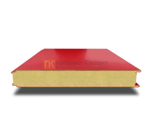 Сэндвич панели гладкие с пенополиизоциануратом, ширина 1200 мм, толщина 30 мм, 0.5/0.5, RAL3020
