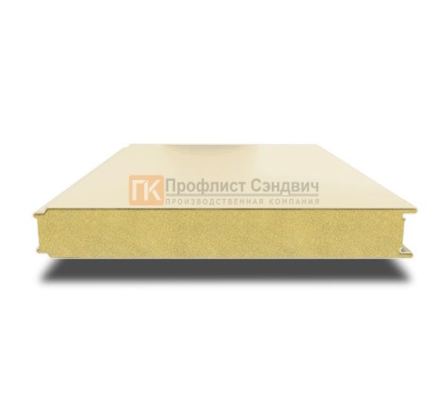 Сэндвич панели гладкие с пенополиизоциануратом, ширина 1200 мм, толщина 200 мм, 0.5/0.5, RAL1015