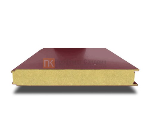 Сэндвич панели гладкие с пенополиизоциануратом, ширина 1200 мм, толщина 200 мм, 0.5/0.5, RAL3005