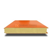 Сэндвич панели гладкие с пенополиизоциануратом, ширина 1000 мм, толщина 10 мм, 0.5/0.5, RAL2004