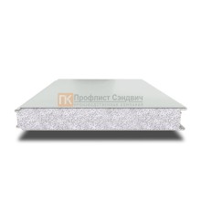 Сэндвич панели гладкие с пенополистиролом, ширина 1000 мм, толщина 40 мм, 0.5/0.5, RAL7035
