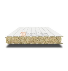 Сэндвич-панель для холодильных камер с минеральной ватой, ширина 1200 мм, толщина 40 мм, 0.5/0.5, RAL9003