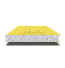 Сэндвич-панель для холодильных камер с пенополистиролом, ширина 1200 мм, толщина 40 мм, 0.5/0.5, RAL1018