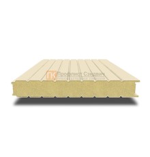 Сэндвич-панель для холодильных камер с пенополиизоциануратом, ширина 1000 мм, толщина 100 мм, 0.5/0.5, RAL1015