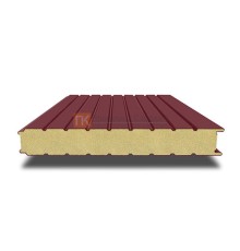 Сэндвич-панель для холодильных камер с пенополиизоциануратом, ширина 1000 мм, толщина 10 мм, 0.5/0.5, RAL3005