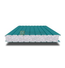 Сэндвич-панель для холодильных камер с пенополистиролом, ширина 1200 мм, толщина 40 мм, 0.5/0.5, RAL5021