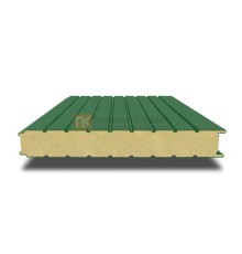 Сэндвич-панель для холодильных камер с пенополиуретаном, ширина 1000 мм, толщина 10 мм, 0.5/0.5, RAL6002