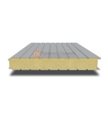 Сэндвич-панель для холодильных камер с пенополиизоциануратом, ширина 1000 мм, толщина 200 мм, 0.5/0.5, RAL7004