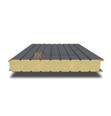 Сэндвич-панель для холодильных камер с пенополиизоциануратом, ширина 1200 мм, толщина 10 мм, 0.5/0.5, RAL7024