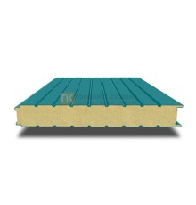 Сэндвич-панель для холодильных камер с пенополиизоциануратом, ширина 1200 мм, толщина 100 мм, 0.5/0.5, RAL5021