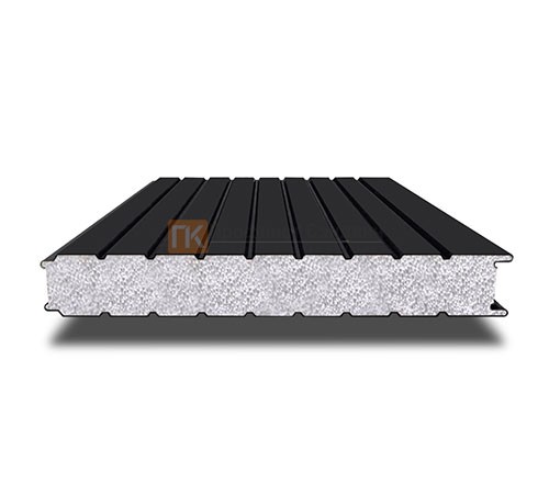 Сэндвич-панель для холодильных камер с пенополистиролом, ширина 1000 мм, толщина 30 мм, 0.5/0.5, RAL9005