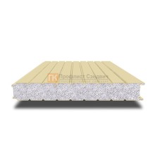 Сэндвич-панель для холодильных камер с пенополистиролом, ширина 1200 мм, толщина 30 мм, 0.5/0.5, RAL1014