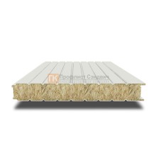 Сэндвич-панель для холодильных камер с минеральной ватой, ширина 1000 мм, толщина 30 мм, 0.5/0.5, RAL9002