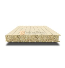 Сэндвич-панель для холодильных камер с минеральной ватой, ширина 1000 мм, толщина 40 мм, 0.5/0.5, RAL1015